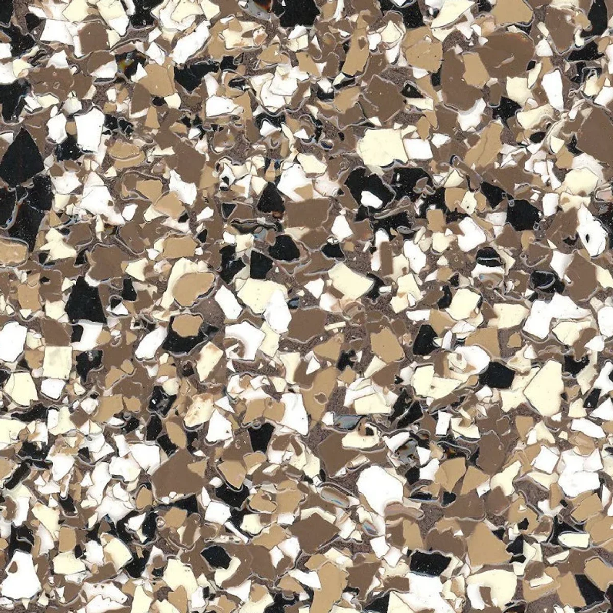Autumn Brown flake color