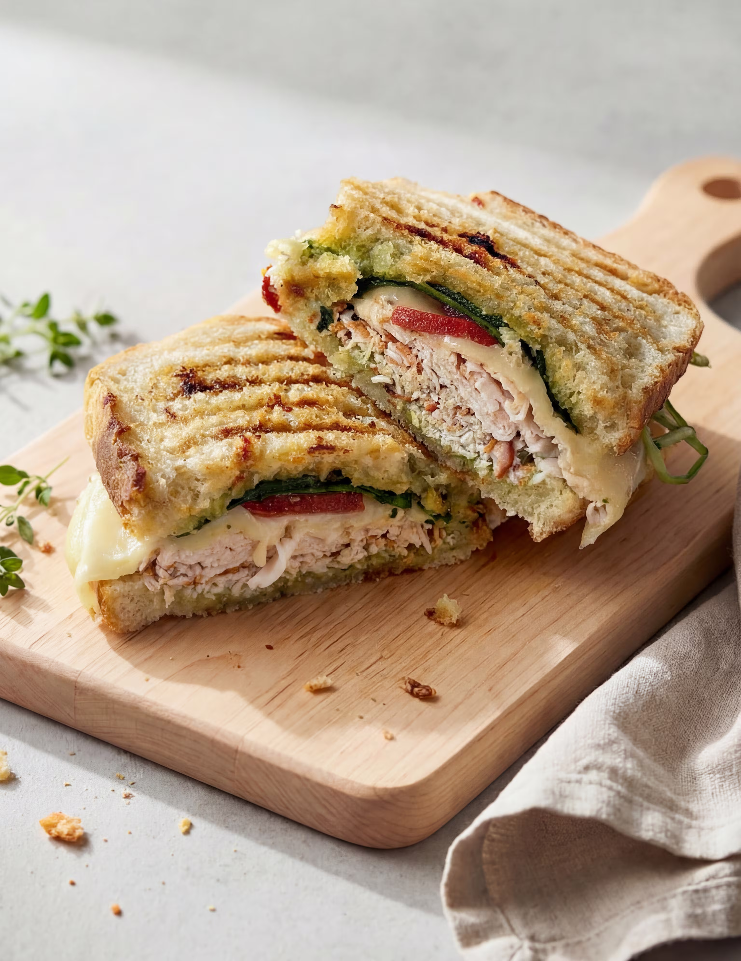 Turkey Pesto and Provolone