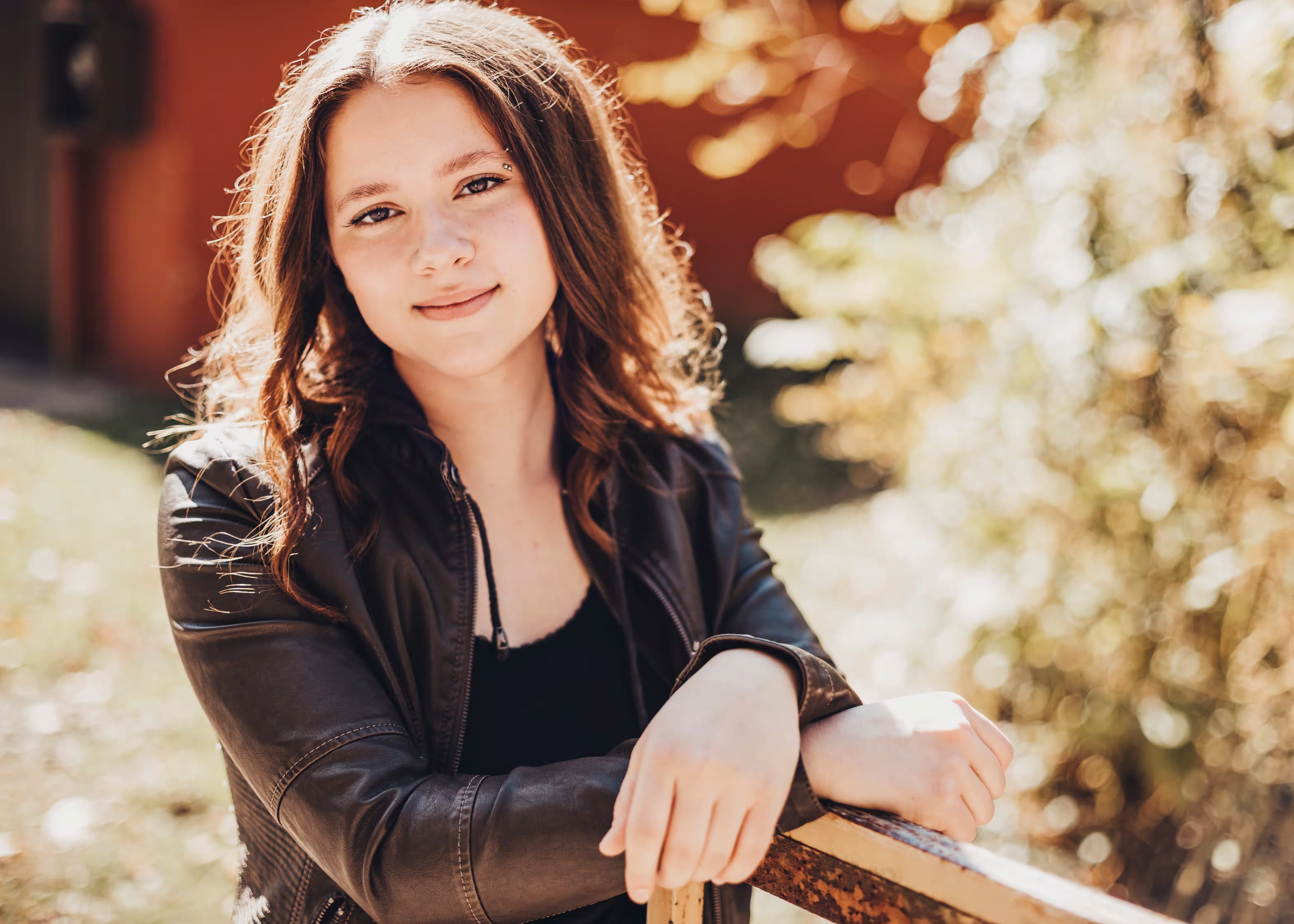 High school senior photos Moon Park PA - senior girl portraits with scenic locations