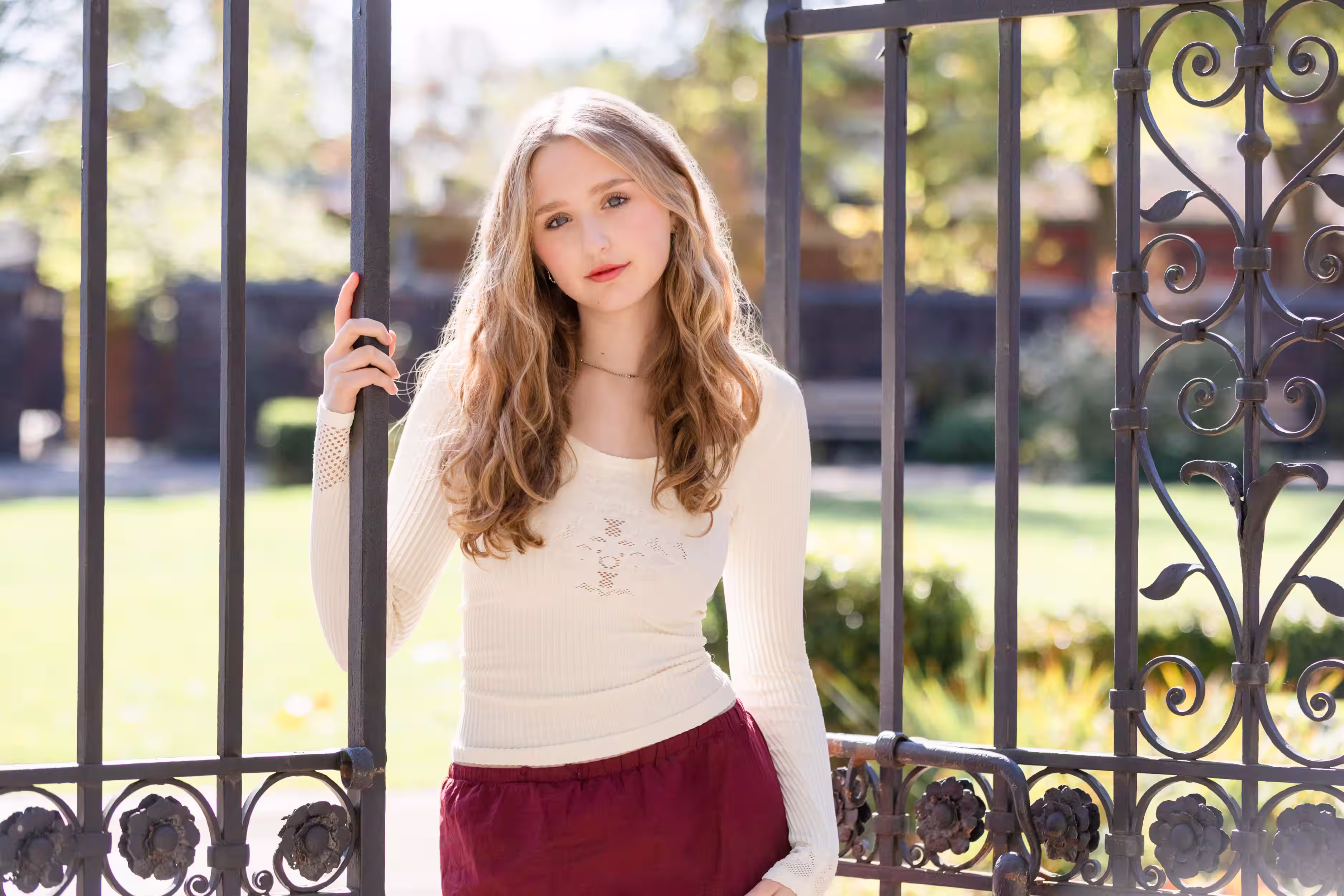 Mellon Park main wrought iron gate Samuel Yellin senior pictures Pittsburgh