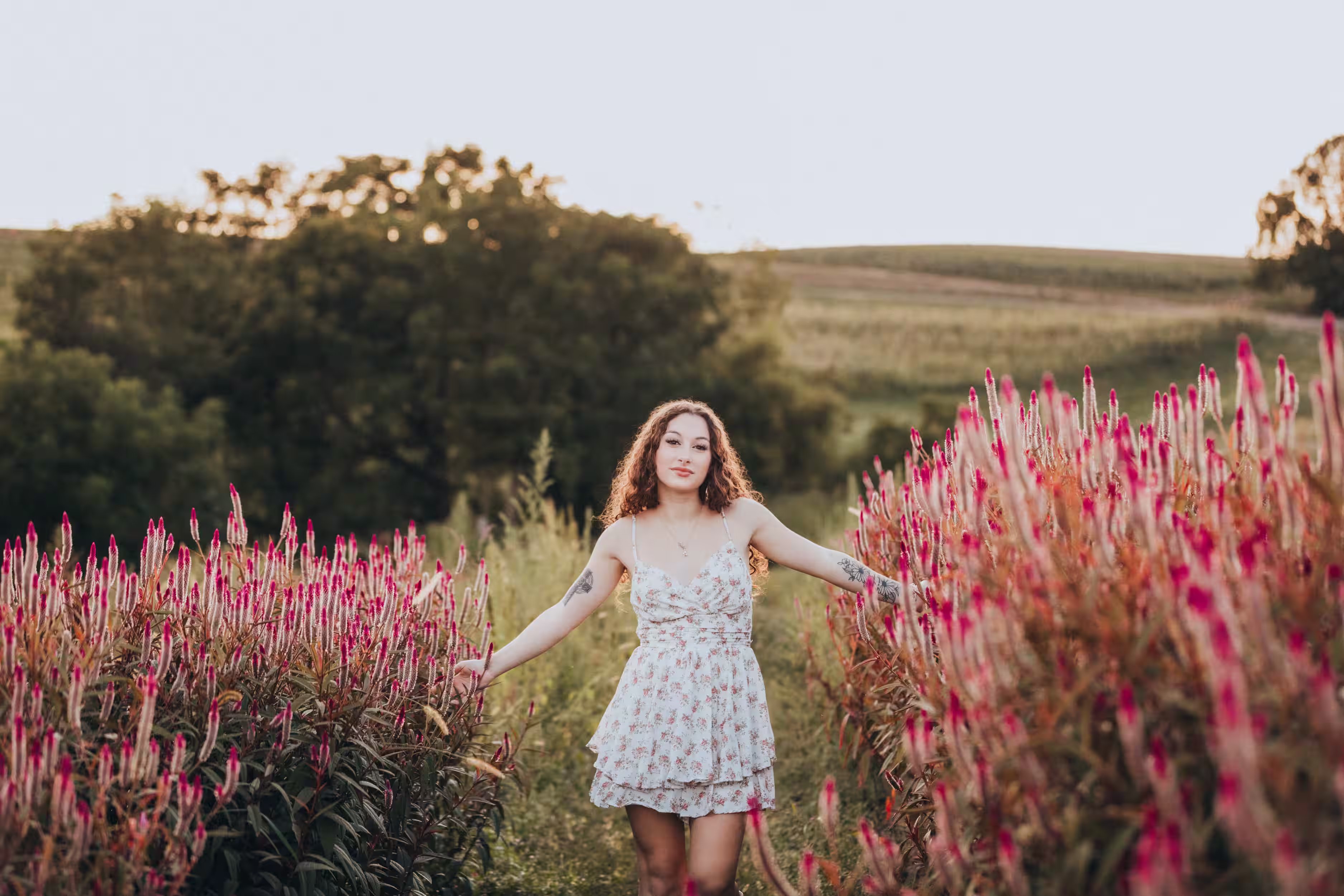 Simmons Farm photography McMurray PA flower fields senior pictures